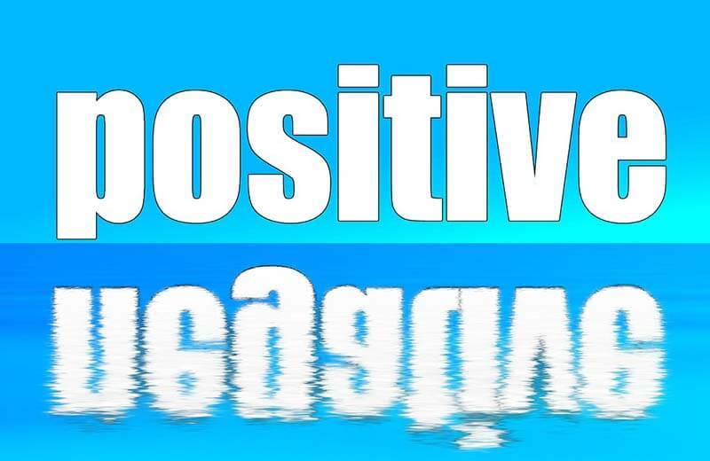 Positive and negative